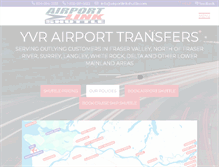 Tablet Screenshot of airportlinkshuttle.com
